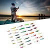 35Pcs Simulation Hard Bait Mixed Minnow Fishing Lure Kit Minnow