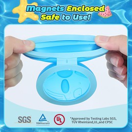 Upgade Reusable Water Balloons, Pool Beach Water Toys for Boys and Girls, Outdoor Summer Toys for Kids, Magnetic Water Ball for Outdoor Activities