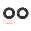 X AUTOHAUX 20pcs M12 Rubber Oil Drain Plug Gaskets Washer