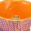 Flower Basket Jewelry Box Exquisite Vintage Hand Painted Metal Trinket