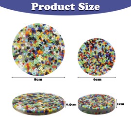 KASURE 4 PCS Picky Pad, fidget toys adults, Round hair plucking fidget toy, adhd fidget toys for Adults & Kids, Sensory skin picking Toys for Relieve stress and anxiety(3Pcs 8 cm+ 1Pcs 6 cm)