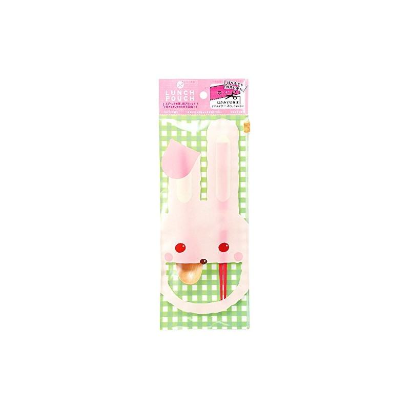 isida Chopsticks Spoon Set Lunch Pouch Rabbit 64135 – 7