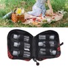 6pcs Camping Spice Containers Mini Portable Transparent Spice Jar Kit