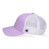 Champion Kid's Twill Mesh Cap with Logo, purple
