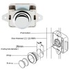 OCGIG 10PCS Push Button Locks Cabinet Door Catch Lock for