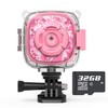 AKAMATE Kids Action Camera Waterproof Video Digital Children Cam 1080P