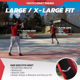 PowerNet Large X-Large Training Mesh Pinnies | Breathable Practice Vest Jersey