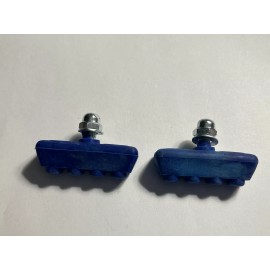 Dia Compe NEW BLUE OLD SCHOOL BMX FREESTYLE BRAKE PADS/SHOES (2 Included) UKAI ARAYA 7X