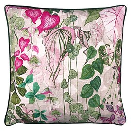 Paoletti Veadeiros Botanical Piped Square Cushion Cover
