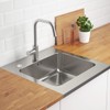 Air Activated Switch Button, Sink Top Stainless Steel Polished Push