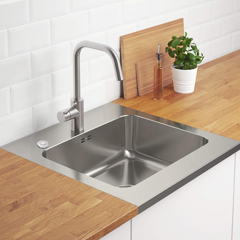 Air Activated Switch Button, Sink Top Stainless Steel Polished Push
