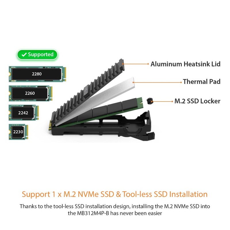 Removable Dual M.2 NVMe SSD to PCIe 4.0 x8 Mobile