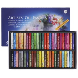 48 Colours Oil Pastels Set Professional Painting Oil Pastel Soft Drawing Graffiti Art Crayons Pastel Sticks Set Soft Non-Toxic Pastels for Artists Students Kids Beginners