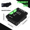 Mudder 2 Pcs Rechargeable Cap Light with Head Strap and