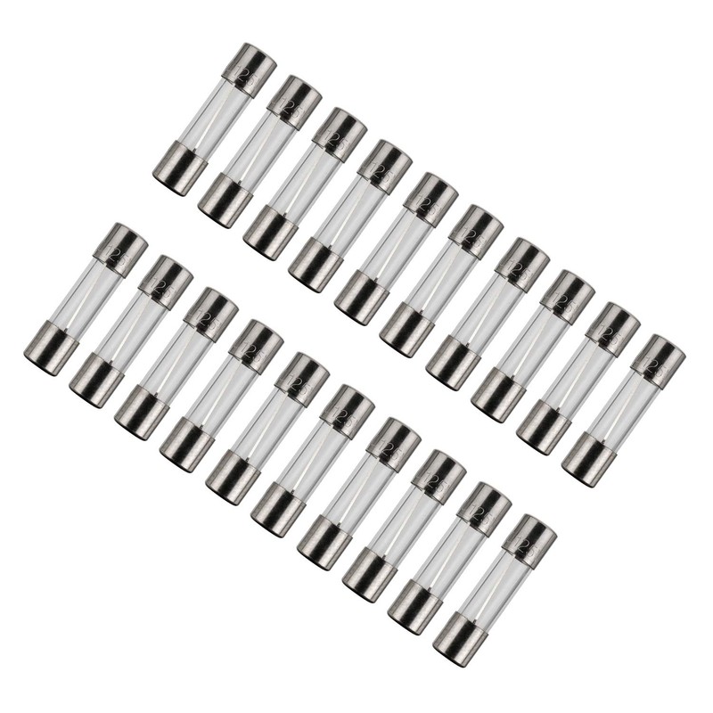 BOJACK Christmas Light Fuses Kit 3.6x10mm Mini Fuse 125V 2.5A