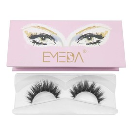 3D Individual Eyelashes, False Eyelashes, 1 Pair, 3D Natural False Eyelashes, Thick Eyelashes, Long Natural Eyelashes for Beauty