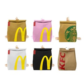 McDonald's Backpack Packaging Student Schoolbag Large Capacity School Funny Cute Messenger HandBags - Color: 1