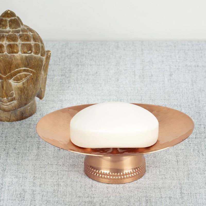 nu steel Copper Hudson Collection Dish, Sink Bar Soap Holder