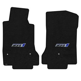 Lloyd Mats Custom-Fit Carpeted Floor Mats Premium Luxury Car Floor Liners for C6 Corvette Mats Corvette 2013.5 (Charcoal, Front Mats - ZR1)