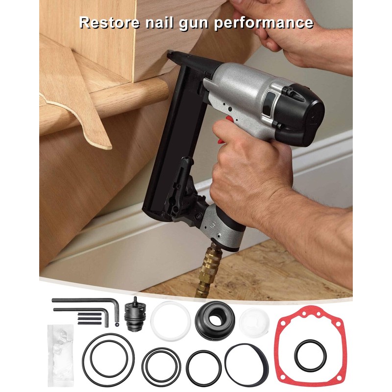 Nailer Overhaul Kit Fit for Porter Cable DA250B Replace 905013,