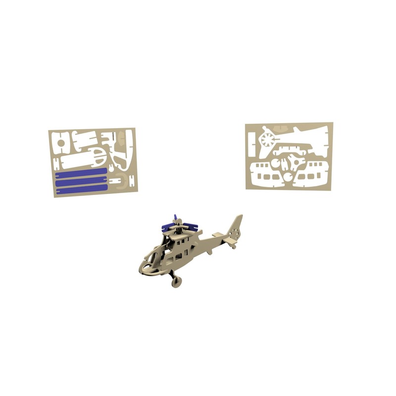 Quay Helicopter Holzbausatz FSC