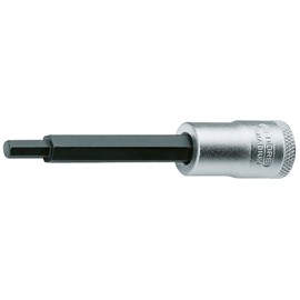 Gedore IN30L 1510118 Hexagon Long Bit Socket, 3/8, 0.2 inches (4 mm)