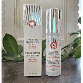 First Aid Beauty 0.3% Retinol Complex Serum With Peptides 30ml | 1 oz NIB!