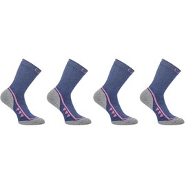 CMP - Trekking Sock Mid Supersoft 50 Wmn, Blue-Fuxia, 39/42