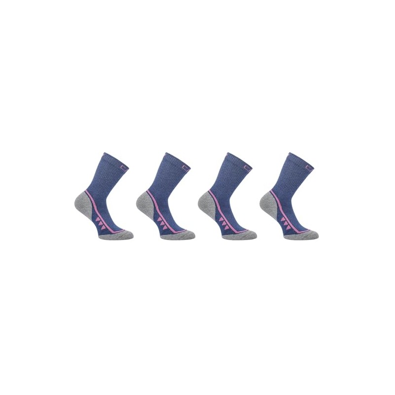 CMP - Trekking Sock Mid Supersoft 50 Wmn, Blue-Fuxia, 39/42