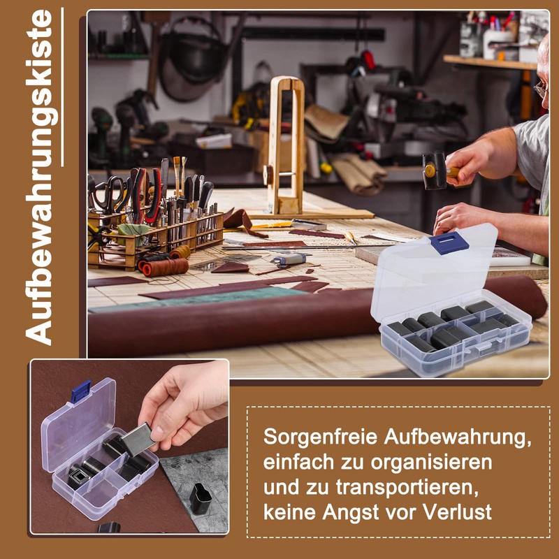 KAMAIKA 26 Shapes Style Leather Hollow Cutter Punching Tools, Leather