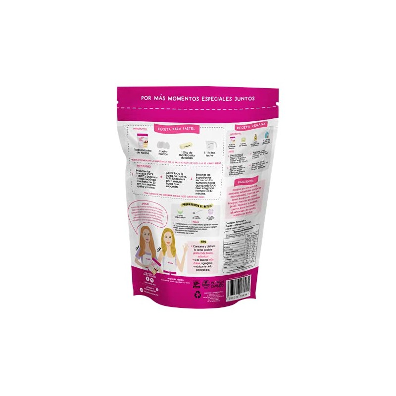 Morama Harina para Pastel Sabor Vainilla Hecha con Harina de