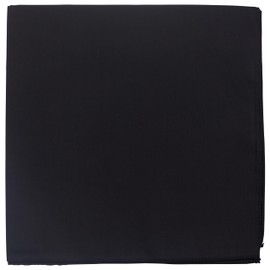 fashionchimp Bandana, 100% Cotton, Premium Quality, Nicki Neckerchief for Men and Women, 50 x 50 cm, Plain black