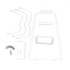 Pot Lid Organizer 30kg Load 3 Lid Capacity S Shaped