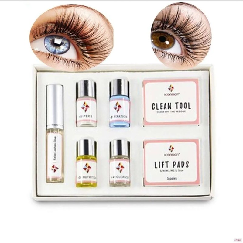 Kit Lash Lifting De Pestañas Rizado Iconsign Rosa Claro