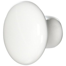 Laurey 2942 1 1/4-Inch Porcelain Knob, White