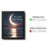 Black Wooden Picture Frames with Acrylic Glass, Simple Home Decor,