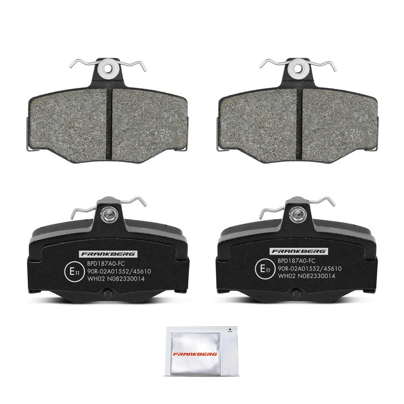 Frankberg 4x Brake Pad Set Compatible with Almera II N16
