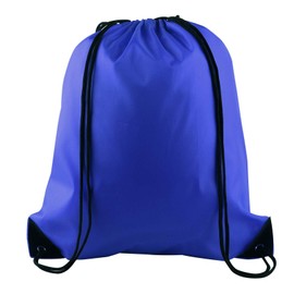 PLULON Drawstring Bags, Bulk Drawstring Backpack, Black, Yellow, Drawstring Backpack, Sports Gym Backpack, Bags for Yoga, Travel, Outdoor Sports, blue