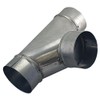 7" Tee Round Duct Fitting, 26 ga.