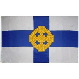 3x5 Church In Wales 1954 Premium Quality 100D Woven Poly Nylon 3'x5' Flag Banner