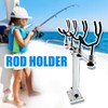 Mojiate Made PVC Coated Fishing Rod Holder Aluminum Fishing Rod
