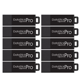 Centon Electronics MP Valuepack USB 3.2 Gen1 DataStick Pro Flash Drive, 16 GB, 10 USB Flash Drives, 10 Pack, Black