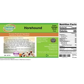 Horehound Super Strength Flavor (4 oz, ZIN: 527757)