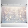 Unbranded MEHOFOND 10x7ft Winter Wonderland Backdrop Glitter Bokeh Snowflake