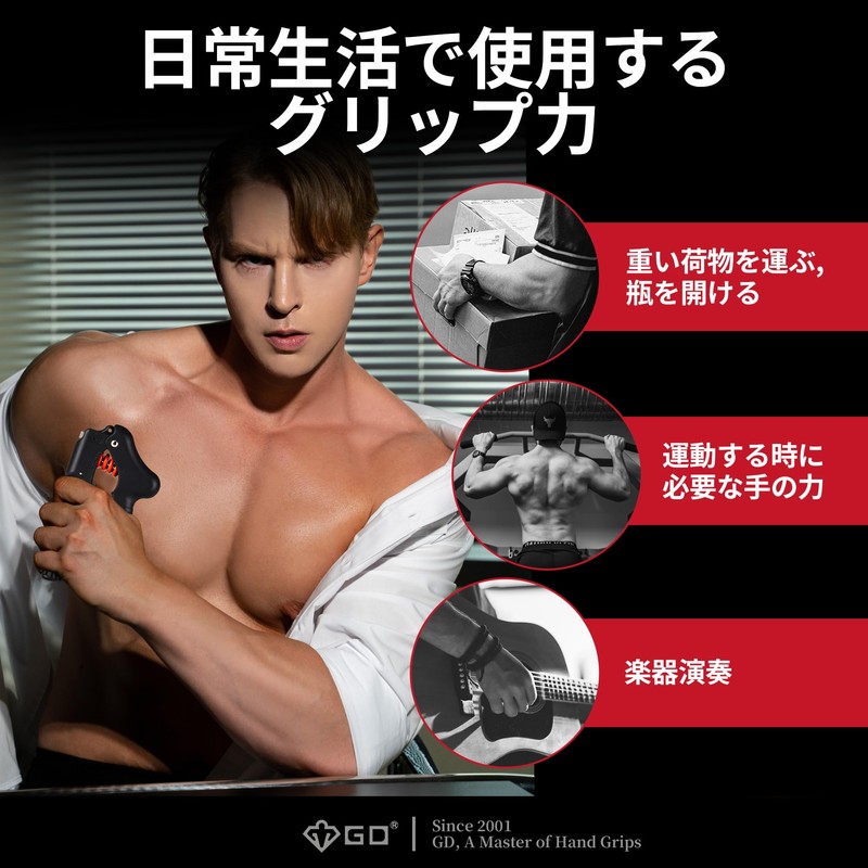 (GD) GRIP PRO-E Hand Grip, Hand Grip, Training and Rehabilitation