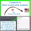 fit Dodge Jeep Door Lock Latch Actuator Connector Plug Pigtail