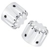 RAGBUSCLE Front Axle Nut Cover Axle Caps Set, Front Fork