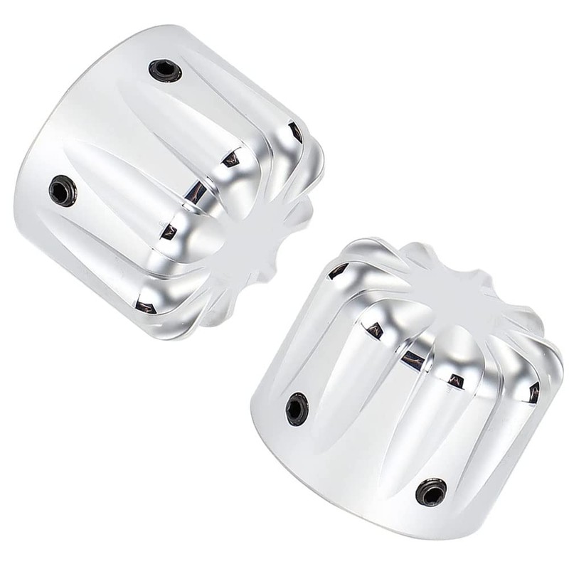 RAGBUSCLE Front Axle Nut Cover Axle Caps Set, Front Fork
