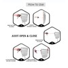 CUBY Sun UV Umbrella Folding Travel Compact Umbrella Reinforced Windproof