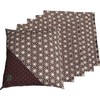 JOYDREAM Zabuton Cover 55 59 Set of 5 Clam Red